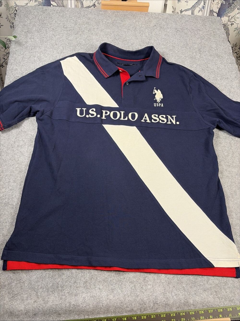 Us Polo Assn Big White Pony Size 2xl Polo